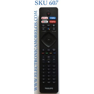CONTROL REMOTO ORIGINAL NUEVO PARA TV PHILIPS SMART TV  / NUMERO DE PARTE 6733A-RF402A / S4X-RF402A / RF402-V14 / MODELO 50PFL5605/F7 A